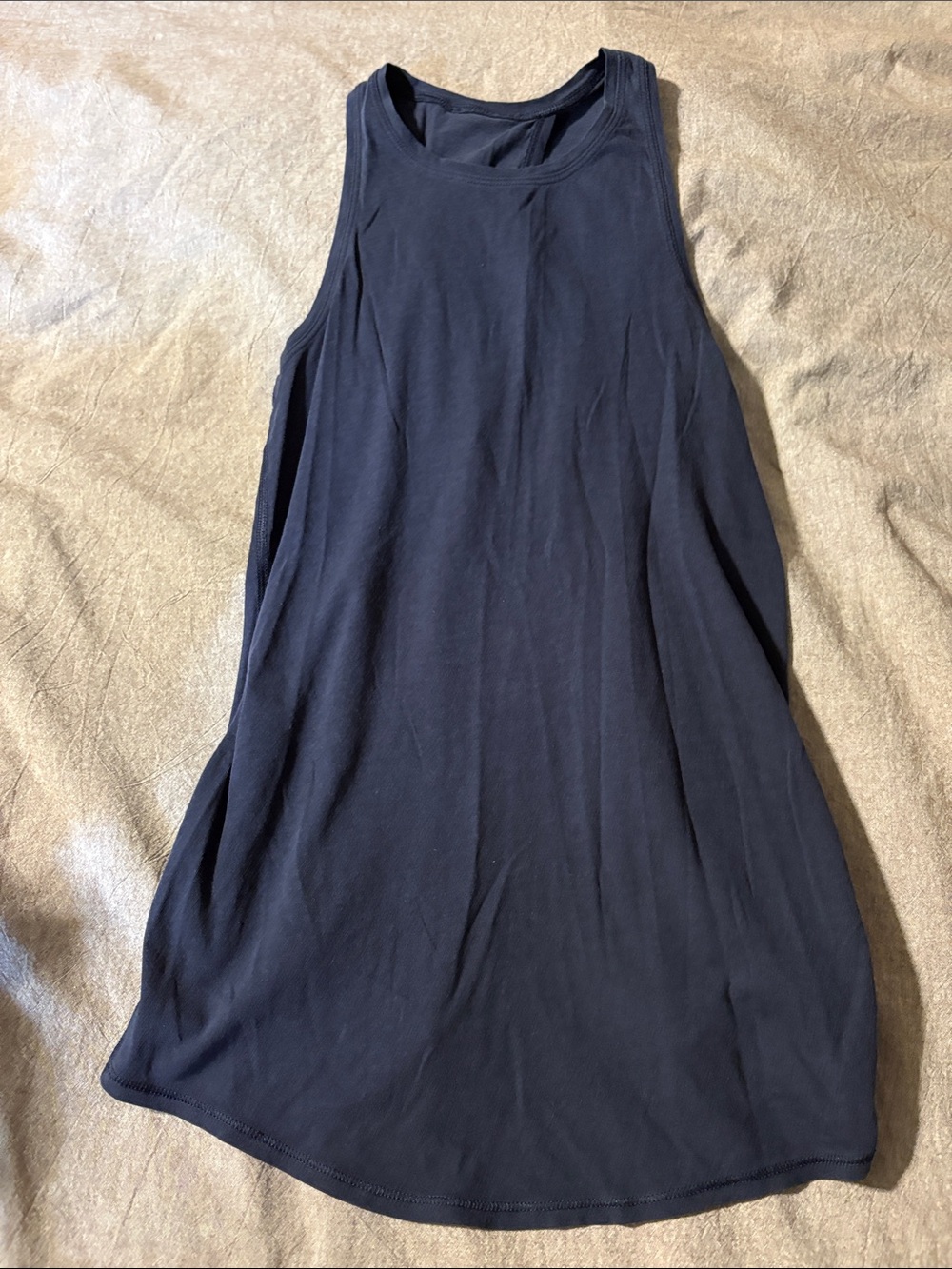 lululemon athletica Black Open Racerback Tank Top